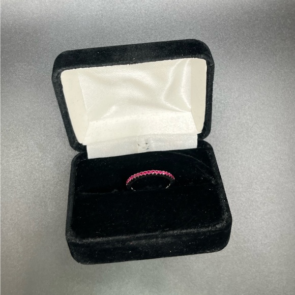 LeVian 14K White Gold Ruby Gemstone Ring - Picture 4 of 11